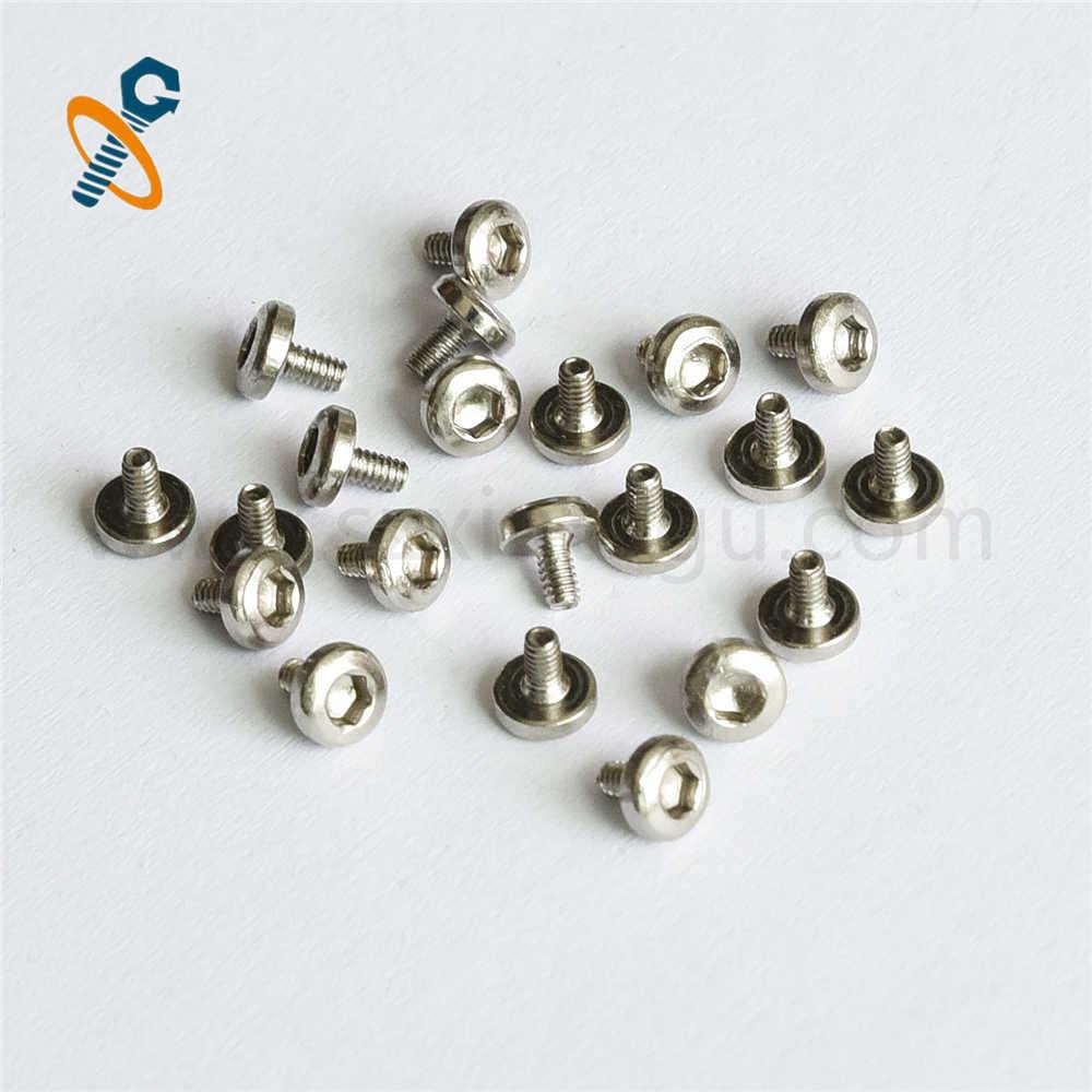 Small screws with large hexagon head