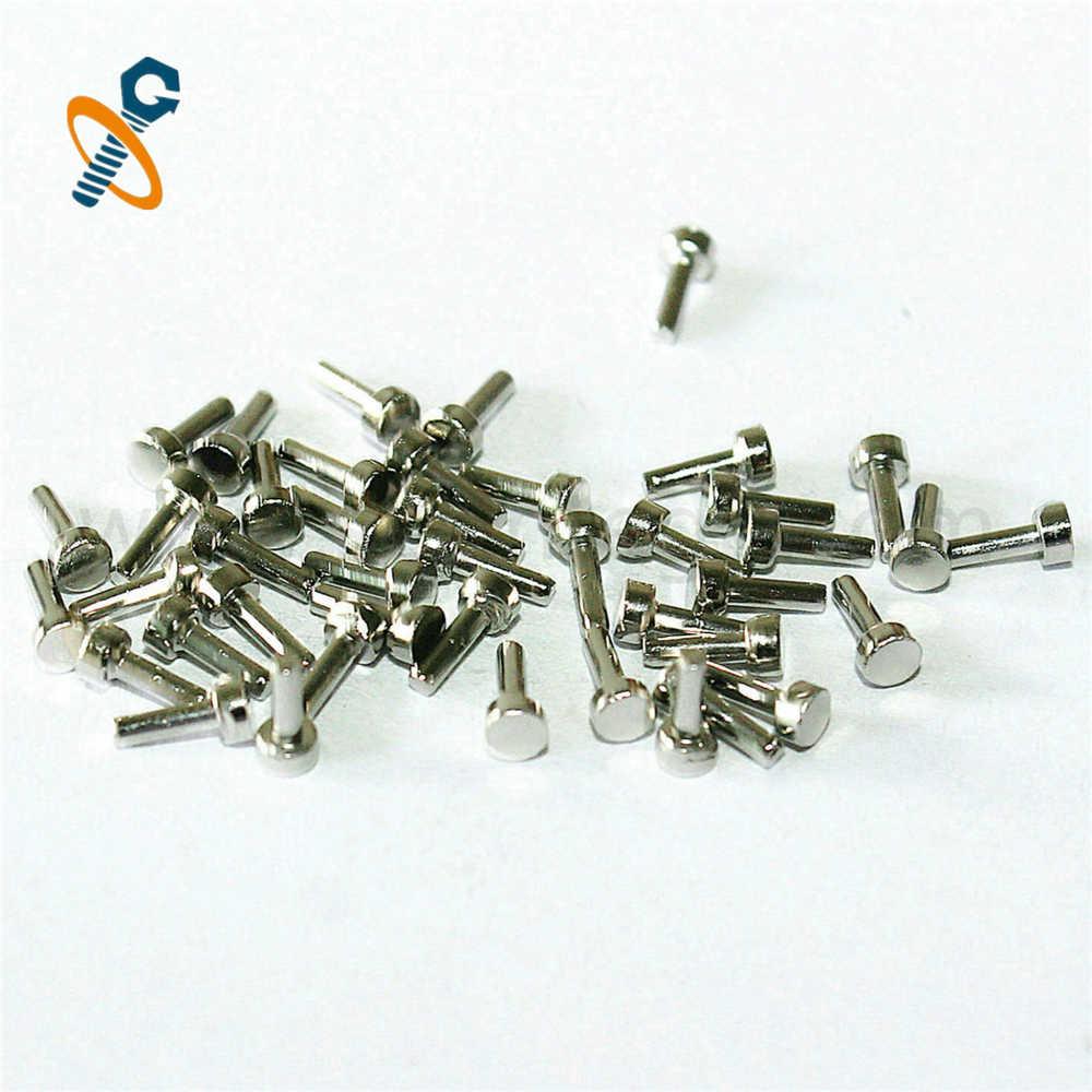 Nickel-plated small pin screw M1.2X4.5 (head 2.5)