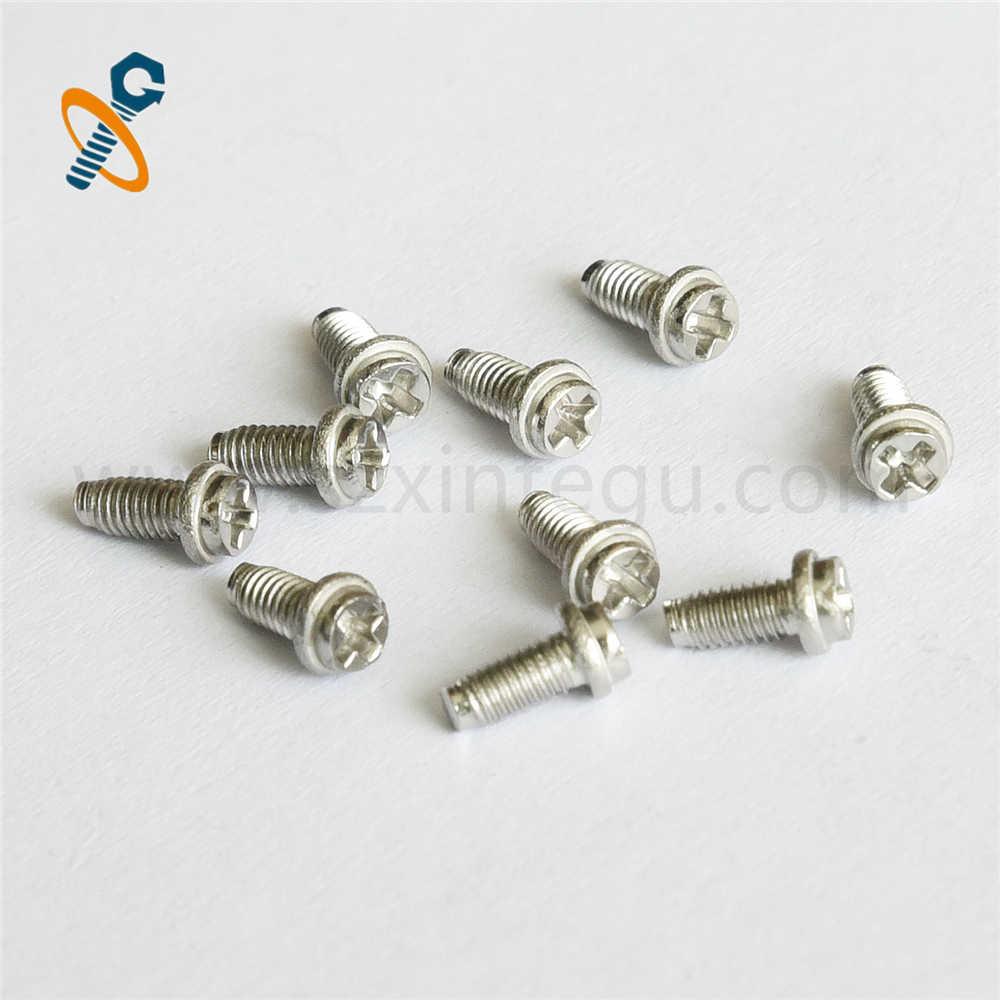 Cross recessed flat tail electronic screw