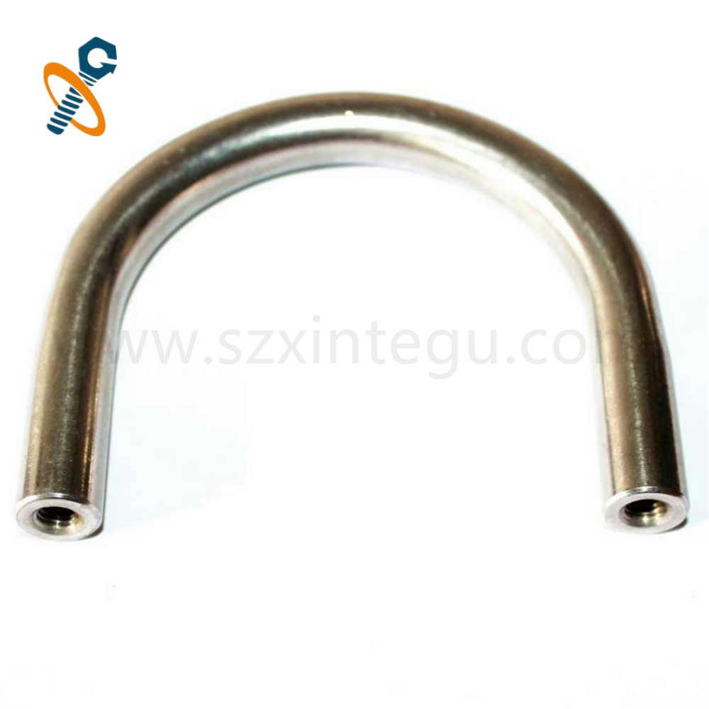 304 stainless steel U-shaped bolt U-shaped two-way internal threaded bolt