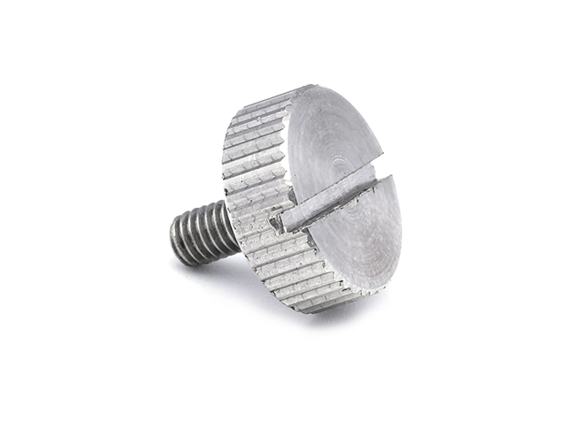 Cold Heading Cross Knurled Hand Twist Screw