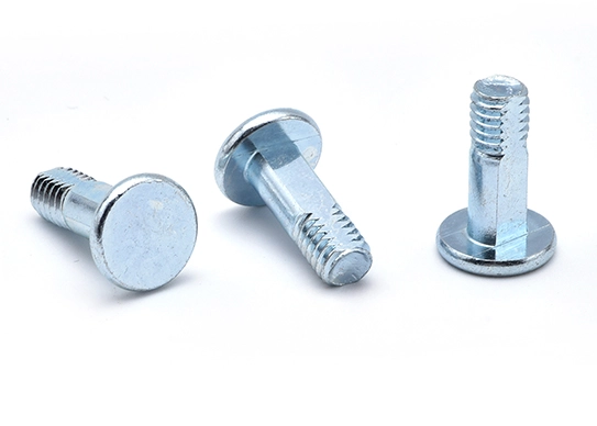 Round Head Double Slotted Half Thread Screw