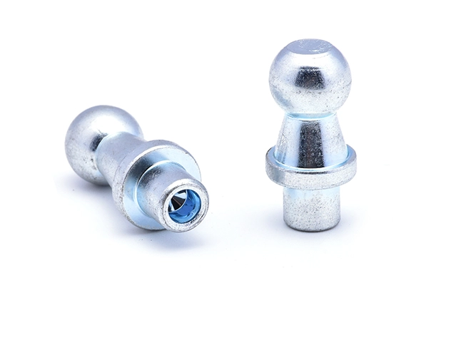 Blue and White Zinc Cold Heading Molded Ball Head Screw