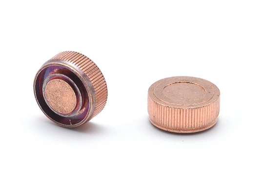 copper screw caps
