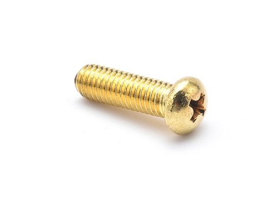 brass round head screw
