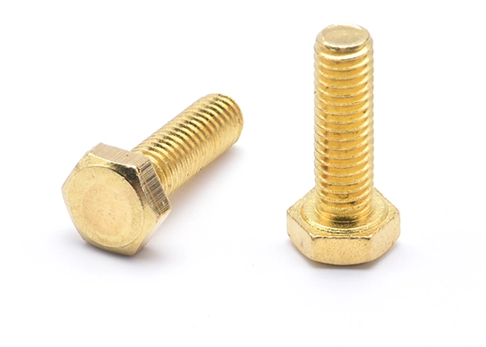 brass hex screw
