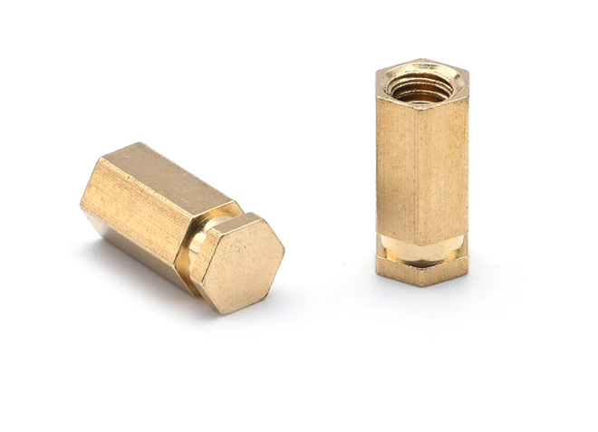 Hexagonal Blind Hole Copper Component