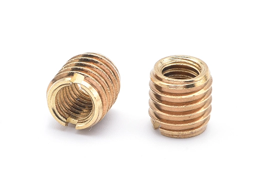 Cross-threaded Internal-External Thread Copper Component