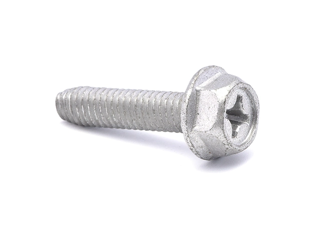 Dacromet-plated Triangular Tooth Screw